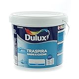 Dulux Pittura per Interni Traspirante per Forte Umidità e Vapore, Buon Profumo, Ottimo per Cucina e Bagno, 5 Litri, Bianco