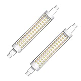 Bonlux LED 118mm R7S Lampadina a LED Lineare, Bianco Natruale 4000K Non-Dimmerabile, J118 Slim Doppio Effeto Equivalenti 125W 120W Lampada Algena Lineare AC 220-240V 1300LM 360 Gradi (pacco da 2)