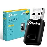 TP-Link TL-WN823N Adattatore USB Scheda di Rete, Wireless 300Mbps, 2.4Ghz, Porta USB 2.0, WPS, Windows 11/10/8.1/8/7/XP, Mac OS 10.15 e precedenti, Linux