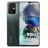 OSCAL Tiger 10 Smartphone, Android 14 Telefono Cellulare, 16GB+256GB/1TB-TF, Octa-Core, 6.56" HD+/90Hz, 50MP+8MP, 5180mAh, 4G Dual SIM Smartphone Offerta Fingerprint/Face ID/OTG/GPS Grigio