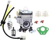 Hippotech Sostituzione del carburatore per Mitsubishi MP11‑001 CG260 TL26 TL33 TU26 TU33 Sostituzione per Zenoah G23LH G26L Decespugliatore 1E34F 1E36F Motore