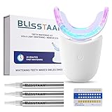 Kit Sbiancante Denti Teeth Whitening - Blisstaar Sbiancamento Denti Professionale con 32X LED Lampada Sbiancare 3Pcs Penna Gel Sbiancanti per Denti Bianchi Immediato