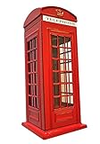 Money Boxes Salvadanaio Metal Cabina Telefonica Britannica Rossa / da Gran Bretagna Regno Unito / Souvenir da Londra Inghilterra / per Bambini e Adulti di Tutte Le età