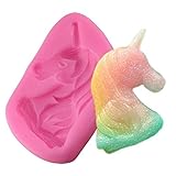 Stampo in silicone a forma di unicorno - pegaso - cameo - cavallo alato - corno - animali - bomboniera - fai da te - hobby - stampino per utilizzo artigianale - diy - fai da te - hobby