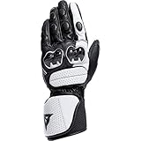 DAINESE - Impeto Gloves, Guanti da Moto in Pelle con Protezioni sulle Nocche, Compatibilità Touch Screen, Guanti Moto Unisex, da Uomo o Donna