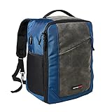 Cabin Max Manhattan 30L Compatibile con Easyjet Zaino 45x36x20 Bagaglio a mano Borsa da viaggio sottosedile Requisiti -Blu con USB