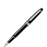 Montblanc - Penna Stilografica, Platino, nero