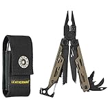 LEATHERMAN Signal - Attrezzo Multifunzione Tascabile con 19 Pratici Strumenti per Fai da Te, Outdoor e Campeggio - Marrone Coyote