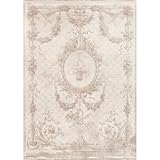 Blanc Mariclò Collezione Aubusson Tappeto jacquard 140 x 200 cm