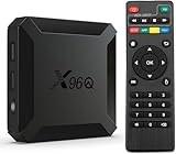 Puersit Android TV Box, X96Q Smart TV Box WiFI 2GB/ 16GB con Allwinner H313,TV Box Android 10.0 Supporta 4K HD con Chipset Quad-core, Streaming Media Player