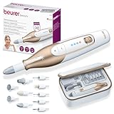 Beurer Set Manicure/Pedicure Mp 64, Fresa Elettrica Per La Cura Delle Unghie Con Batteria, 10 Accessori Per La Cura Delle Unghie Per Mani E Piedi Belli, Bianco,‎ 25.4 x 5.08 x 6.86 cm; 381 grammi