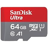 Sandisk 64 Gb Ultra Sdxc Scheda Di Memoria, Con Velocità Fino A 140 Mb/S, Prestazioni Dell App A1, Uhs-I, Classe 10, U1, Rosso Grigio, ‎0.1 x 1.5 x 1.09 cm, 4.54 grammi