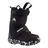 Burton Mini Grom, Scarponi da Snowboard Unisex Bambino, Black, 12C