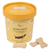 Hygge Dog® Biscotti per Cani Buonanotte | Biscottini 100% Naturali gusto Camomilla Valeriana | Premietti Cane adatti ideali per Addestramento | Tutte le taglie ed età | Scorta per 1 mese, 100 gr.