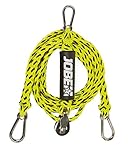 Jobe Schleppdreieck mit Pulley 12ft 2P, Guinzaglio per Sci d Acqua. Unisex-Adulto, Multicolore, Taglia Unica