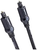 Amazon Basics - Cavo audio Optical digitale Toslink, 3 m, Nero