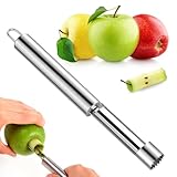 Frutta Levatorsoli Multifunzione，Levatorsolo per Mele in Acciaio Inox，Pera Core Remover Strumento per la Casa e la Cucina，per Appenderlo, per Mele e Pera,Facile da Pulire,Lavabile in Lavastoviglie