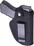 Fondina da Trasporto Nascosta, Pistola Interna o Esterna per Mano Sinistra e Destra, custodia IWB/OWB destra e sinistra adatta per S&W M&P Shield Glock