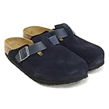 BIRKENSTOCK Boston Mixed Leather blu, Blu, 44 EU