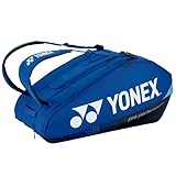 YONEX PRO Racquet Bag 10 PCS Tennis Blu - Nero