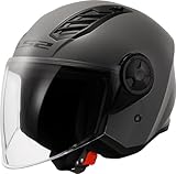 LS2, Casco Moto Jet AIRFLOW II nardo grey, S