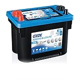 BATERÍA 12V/50AH - 750 CCA - DUAL AGM EXIDE EP450