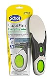 Scholl Liquiflex Everyday, Solette Ortopediche Regolabili Anti-Odore in Memory Foam con Tecnologia 5 in 1 per Tutti i Tipi di Scarpe, Supporto Arco Plantare, Uso Quotidiano, Taglia S (35.5-40.5)