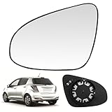 Vetro Specchietto Retrovisore Riscaldabile Compatibile con Toyota Yaris 2014-2018 (Sinistra)