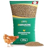 Agrarzone Mangime per polli 25 kg contro acari pellet – Pellet di mangime per polli austriaci – Protezione efficace contro gli acari – 100% senza OGM con marchio di qualità AMA