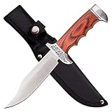 Survivor Adulti Lunghezza Complessiva cm: 26,04 Coltello Outdoor, Brown Manico in Legno, Tinta Unita