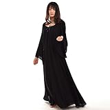 BLESSUME Abito Medievale Rinascimentale Fiera Pirati Abito Sposa Celtico (XL, Nero)