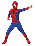 Rubies Costume Spiderman Classic per bambini, Tuta, copristivali e maschera, Oficiale Marvel per Carnevale, Halloween, Natale e cumpleanno