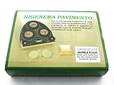 KIT RIGENERA PAVIMENTO MARMO con lucidatrice domestica con dischi da 3 pollici