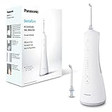 Panasonic EW-1511 Idropulsore con Tecnologia Ultrasonica, 5 Livelli di Getto per Pulizia Dentale, Interdentale, Tasche Parodontali, Apparecchi Ortodontici, Gengive, Ricaricabile, Bianco