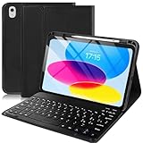 TENGWUDZ iPad 10 Generazione Tastiera Custodia 10.9“2022, Italiano QWERTY Rimovibile Bluetooth Tastiera per iPad 10 Generazione, Custodia Tastiera per iPad 10 Generazione 2022 10.9 Pollici (Nero)