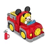 Giochi Preziosi MCC06311 - Topolino con auto pompieri, personaggio da 8cm circa, per bambini dai 3 anni, Multicolore