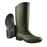 DUNLOP Dane, Stivali di Gomma Unisex-Adulto, Green, 38 EU