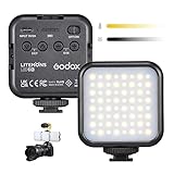 Godox LITEMONS LED6Bi Mini LED Video Light, CRI95 3200K-6500K LED regolabile per videocamera, 1800mAh LED ricaricabile per pannello fotografico per videoconferenze, chiamate zoom