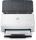 HP ScanJet Pro 2000 s2 6FW06A, Scansione fronte e retro in un solo passaggio, 35 ppm e 70 ipm, Professionale per Documenti e Immagini, Compatto, piccolo e sottile, HP Scan, Bianco