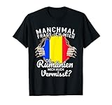 Maglia Eroe Bandiera Romania Uomo Maglietta