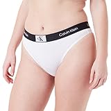 Calvin Klein Modern Thong 000Qf7221E, Perizoma Donna, Bianco (White), M