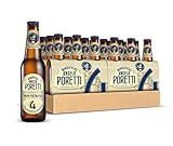 Birrificio Angelo Poretti Birra 4 Luppoli, Non Filtrata, Bottiglia, Volume 33cl, 24 Pezzi