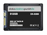dekoelektropunktde Disco rigido SSD da 512GB compatibile con Gigabyte GA-X58A-UD9 Scheda madre, Ricambio alternativo 2,5" pollici SATA3