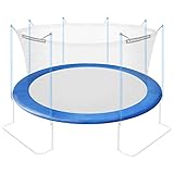 Ultrasport copri bordo per tappeto elastico giardino jumper, coperchio primaverile in blu, copribordo trampolin per Ø 430 cm, accessori trampolino per più sicurezz