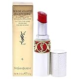 Yves Saint Laurent Rouge Volupté Rock  n  Shine Rossetto, 6 Excessive Orange, 3.2 g