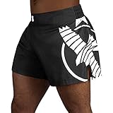 Hayabusa Icon Kickboxing Shorts - Zwart / Wit