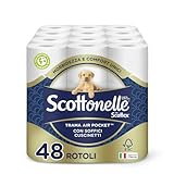 Scottonelle Carta Igienica, Morbida e Resistente, Dermatologicamente testata, 48 Rotoli (12x4)