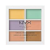 NYX Professional Makeup Palette Colour Correcting, Palette 6 Correttori per Correggere le Imperfezioni, Tonalità Cremose, Confezione da 1