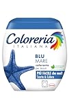 Coloreria Italiana Grey Colorante Tessuti e Vestiti in Lavatrice, colore Blu mare, 1 Confezione, 350 g