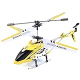 Syma S107G, Elicottero 3 canali a raggi infrarossi con giroscopio, colore: Giallo